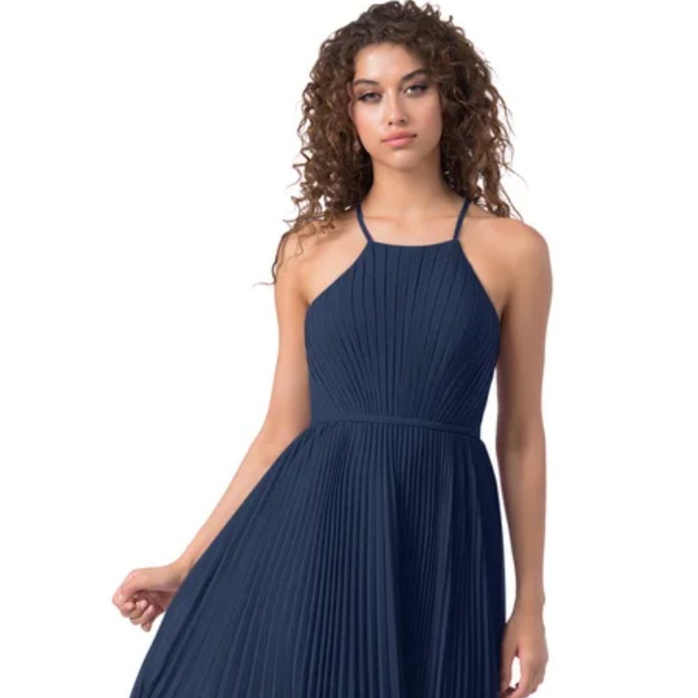 Azazie, size 8, dark navy blue